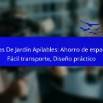 Sillas De Jardín Apilables: Ahorro de espacio, Fácil transporte, Diseño práctico